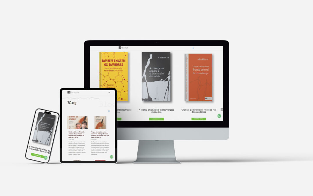 Loja virtual para editora de livros de psicanálise