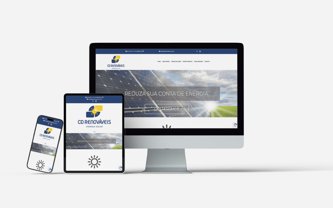 Criação de site para empresa de energia solar em Novo Hamburgo